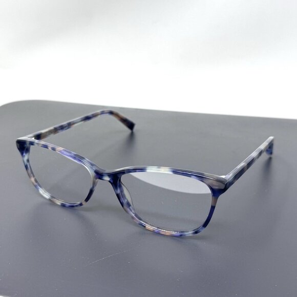 Warby Parker Eyeglasses Daisy 147 Blue Quartz Crystal Cat Eye Frame 54[]17 142 - Picture 1 of 11